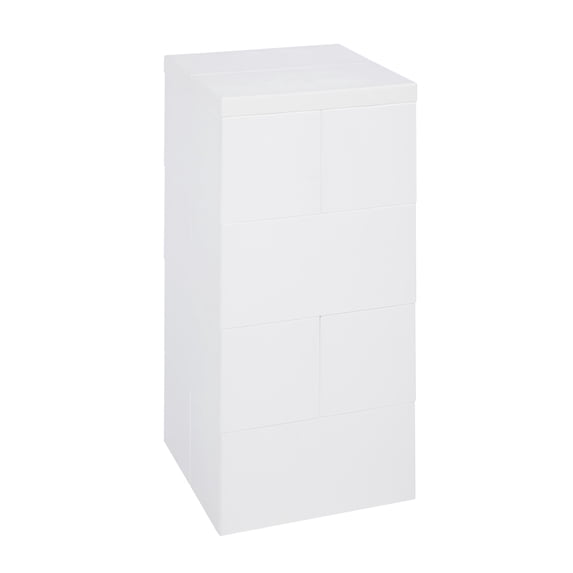 EverBlock 4 Layer Stool Kit | Modern Stool Chair | Giant Building Blocks | Easy to Connect & Reuse | Indoor & Outdoor Use | Build Displays & Structures | Translucent