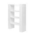 thumbnail image 1 of EverBlock 4 Level Shelving Kit, 36” W | For Office, Playroom & Bookshelves | Giant Building Blocks | Easy to Connect & Reuse | Indoor & Outdoor Use | Build Displays & Structures | Dark Gray, 1 of 1