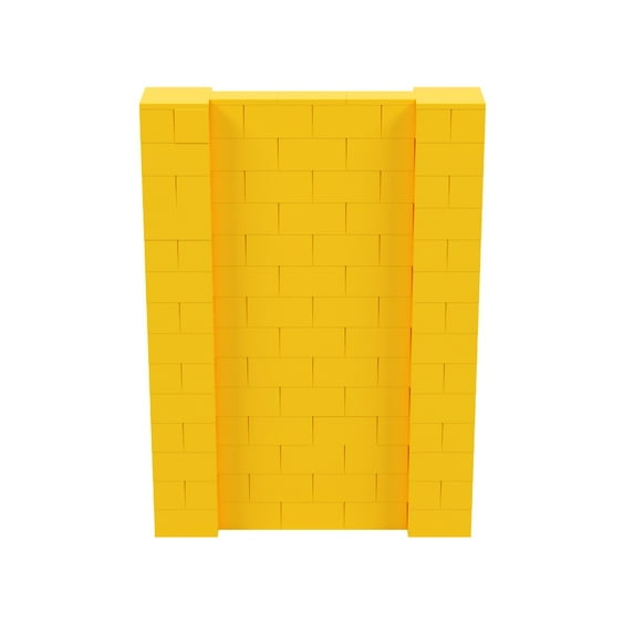 EverBlock 5’ x 7’ Wall Kit | Modular Building Blocks | Wall System for Building, Display & Structures | Room Divider & Partition | Easy to Connect & Reuse | Indoor & Outdoor Use