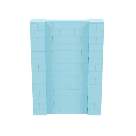 EverBlock 5’ x 7’ Wall Kit | Modular Building Blocks | Wall System for Building, Display & Structures | Room Divider & Partition | Easy to Connect & Reuse | Indoor & Outdoor Use