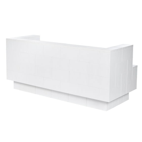 EverBlock 6’ Sofa with Cantilever Kit | Modular Seating Bench & Lounge | Giant Building Blocks | Easy to Connect & Reuse | Indoor & Outdoor Use | Build Displays & Structures | Blue
