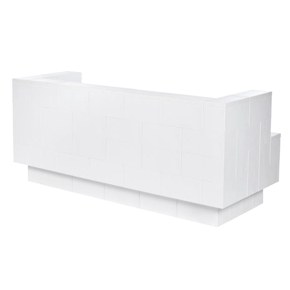 EverBlock 6’ Sofa with Cantilever Kit | Modular Seating Bench & Lounge | Giant Building Blocks | Easy to Connect & Reuse | Indoor & Outdoor Use | Build Displays & Structures | Dark Gray