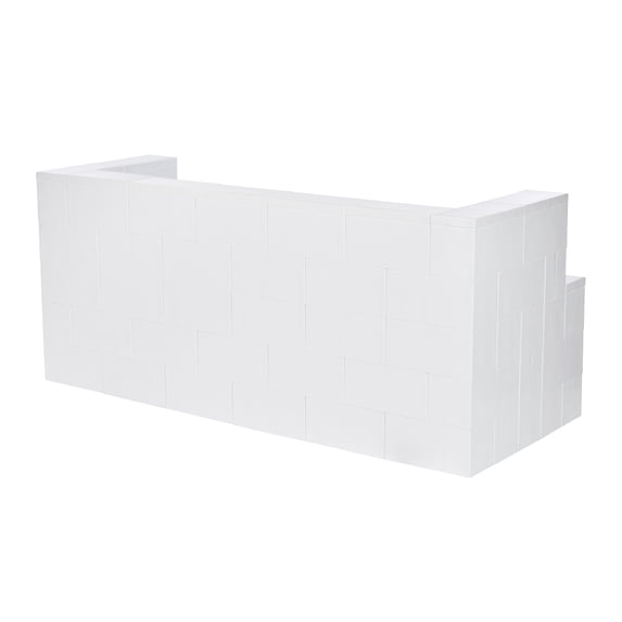 EverBlock 6’ Sofa Kit | Modular Seating Bench & Lounge | Giant Building Blocks | Easy to Connect & Reuse | Indoor & Outdoor Use | Build Displays & Structures | Blue