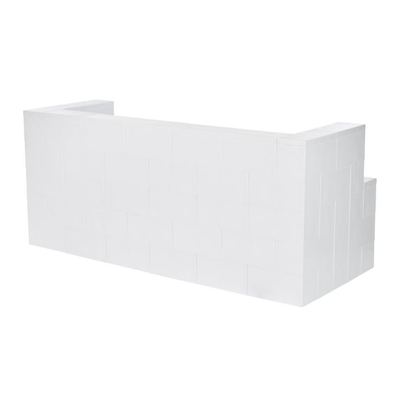 EverBlock 6’ Sofa Kit | Modular Seating Bench & Lounge | Giant Building Blocks | Easy to Connect & Reuse | Indoor & Outdoor Use | Build Displays & Structures | Red