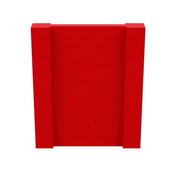 EverBlock 6’ x 7’ Wall Kit | Modular Building Blocks | Wall System for Building, Display & Structures | Room Divider & Partition | Easy to Connect & Reuse | Indoor & Outdoor Use