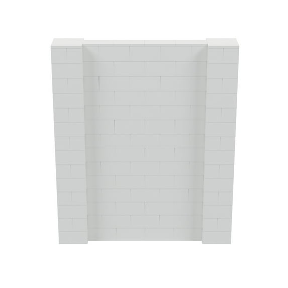 EverBlock 6’ x 7’ Wall Kit | Modular Building Blocks | Wall System for Building, Display & Structures | Room Divider & Partition | Easy to Connect & Reuse | Indoor & Outdoor Use
