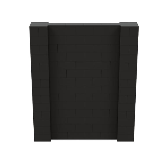 EverBlock 6’ x 7’ Wall Kit | Modular Building Blocks | Wall System for Building, Display & Structures | Room Divider & Partition | Easy to Connect & Reuse | Indoor & Outdoor Use