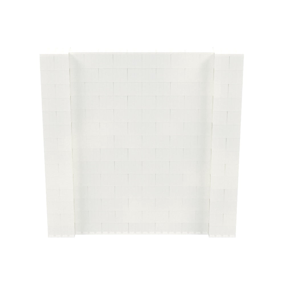 EverBlock 7’ x 7’ Wall Kit | Modular Building Blocks | Wall System for Building, Display & Structures | Room Divider & Partition | Easy to Connect & Reuse | Indoor & Outdoor Use