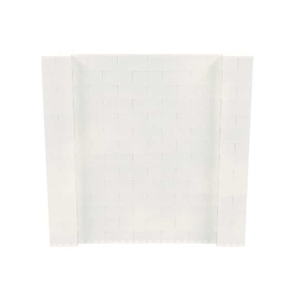 EverBlock 7’ x 7’ Wall Kit | Modular Building Blocks | Wall System for Building, Display & Structures | Room Divider & Partition | Easy to Connect & Reuse | Indoor & Outdoor Use