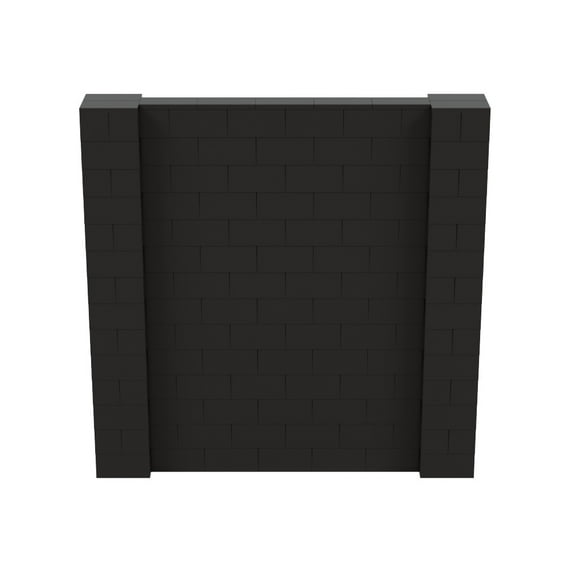 EverBlock 7’ x 7’ Wall Kit | Modular Building Blocks | Wall System for Building, Display & Structures | Room Divider & Partition | Easy to Connect & Reuse | Indoor & Outdoor Use