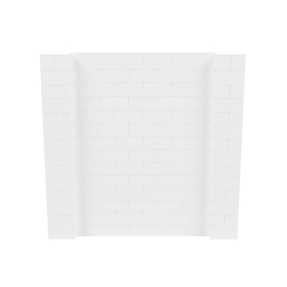 EverBlock 7’ x 7’ Wall Kit | Modular Building Blocks | Wall System for Building, Display & Structures | Room Divider & Partition | Easy to Connect & Reuse | Indoor & Outdoor Use