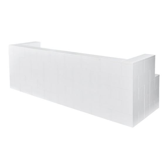 EverBlock 8’ Sofa Kit | Modular Seating Bench & Lounge | Giant Building Blocks | Easy to Connect & Reuse | Indoor & Outdoor Use | Build Displays & Structures | Yellow