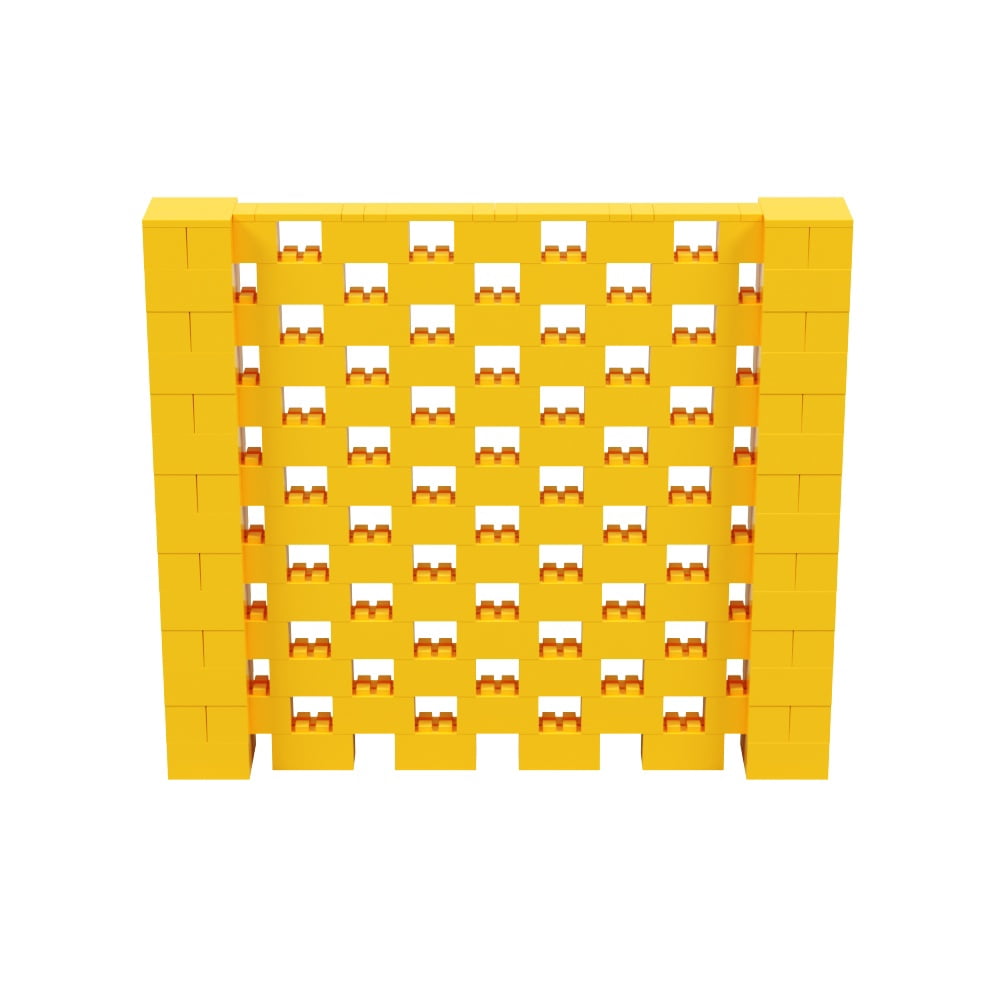 EverBlock 8’ x 7’ Open Stagger Wall Kit | Modular Building Blocks ...