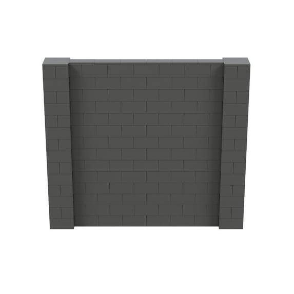 EverBlock 8’ x 7’ Wall Kit | Modular Building Blocks | Wall System for Building, Display & Structures | Room Divider & Partition | Easy to Connect & Reuse | Indoor & Outdoor Use