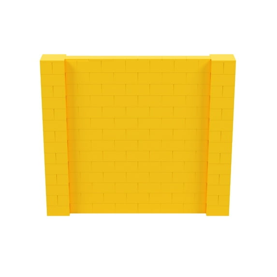 EverBlock 8’ x 7’ Wall Kit | Modular Building Blocks | Wall System for Building, Display & Structures | Room Divider & Partition | Easy to Connect & Reuse | Indoor & Outdoor Use