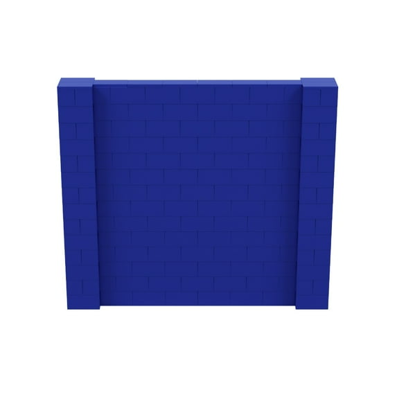 EverBlock 8’ x 7’ Wall Kit | Modular Building Blocks | Wall System for Building, Display & Structures | Room Divider & Partition | Easy to Connect & Reuse | Indoor & Outdoor Use