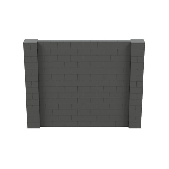 EverBlock 9’ x 7’ Wall Kit | Modular Building Blocks | Wall System for Building, Display & Structures | Room Divider & Partition | Easy to Connect & Reuse | Indoor & Outdoor Use