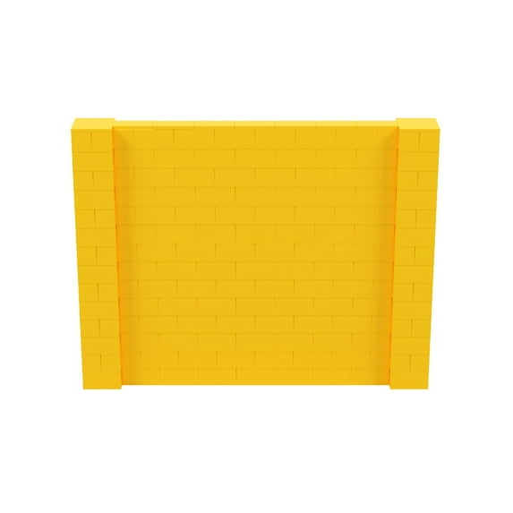 EverBlock 9’ x 7’ Wall Kit | Modular Building Blocks | Wall System for Building, Display & Structures | Room Divider & Partition | Easy to Connect & Reuse | Indoor & Outdoor Use