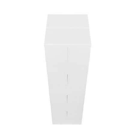 EverBlock Display Plinth / Pedestal, 48” | Pedestal Stand Decor | Giant Building Blocks | Easy to Connect & Reuse | Indoor & Outdoor Use | Build Displays & Structures | White
