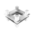 thumbnail image 1 of EverBlock Elaborate Catering Station with Pillars Kit | 6’ 6” x 6’ 6” x 4’ 7” | Riser & Server Station | Giant Building Blocks | Easy to Connect & Reuse | Indoor & Outdoor Use | Yellow, 1 of 1