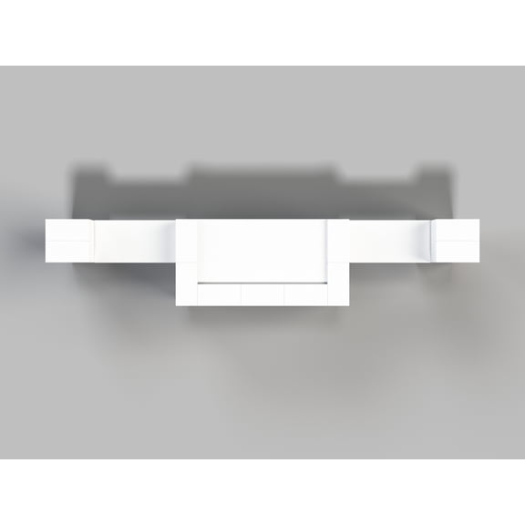 EverBlock Large Counter with Wings Catering Kit | 10’ x 2’ x 3’ 1” | Riser & Server Station | Giant Building Blocks | Easy to Connect & Reuse | Indoor & Outdoor Use | Green