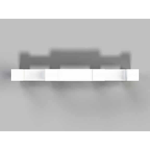 EverBlock Multi-Level Catering Table Kit | 11’ x 1’ x 3.5’ | Risers & Server Stations | Giant Building Blocks | Easy to Connect & Reuse | Indoor & Outdoor Use | Build Displays & Structures | Red