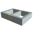 thumbnail image 1 of EverBlock Queen Bed Frame Kit | 5’ x 7’ x 1’ 7” | Modular Beds, Frames & Headboards | Giant Building Blocks | Easy to Connect & Reuse | Indoor & Outdoor Use | Yellow, 1 of 1