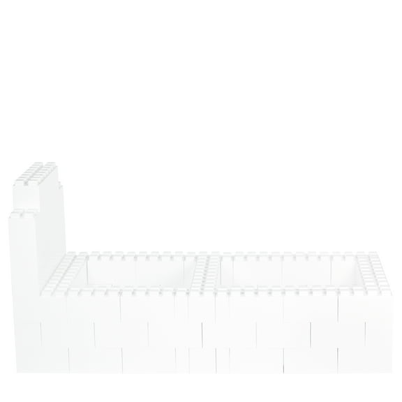 EverBlock Single Bed Frame with Headboard Kit | 3’ x 7’ x 3’ 7” | Modular Bed, Frame & Headboard | Giant Building Blocks | Easy to Connect & Reuse | Indoor & Outdoor Use | Black