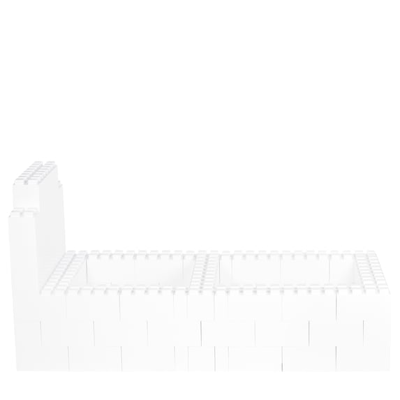 EverBlock Single Bed Frame with Headboard Kit | 3’ x 7’ x 3’ 7” | Modular Bed, Frame & Headboard | Giant Building Blocks | Easy to Connect & Reuse | Indoor & Outdoor Use | Blue