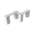 thumbnail image 1 of EverBlock Zig Zag Catering Station Kit | 7’ x 3’ x 2’ 7” | Riser & Server Stations | Giant Building Blocks | Easy to Connect & Reuse | Indoor & Outdoor Use | Build Displays & Structures | Light Blue, 1 of 1