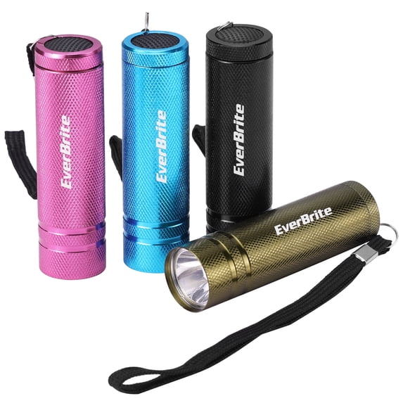Color Led Flashlight EVERBRITE, Mini LED Flashlight, 4 Pack, Assorted Colors - Walmart.com