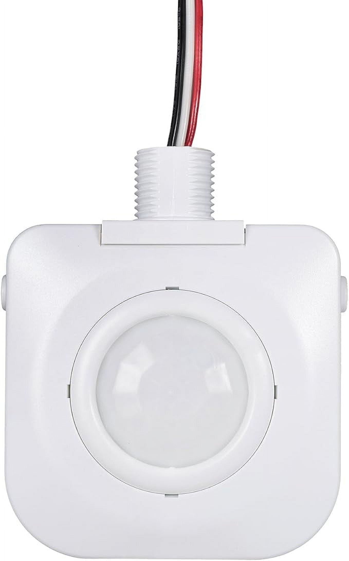 Compact White Ceiling Mount PIR Motion Sensor