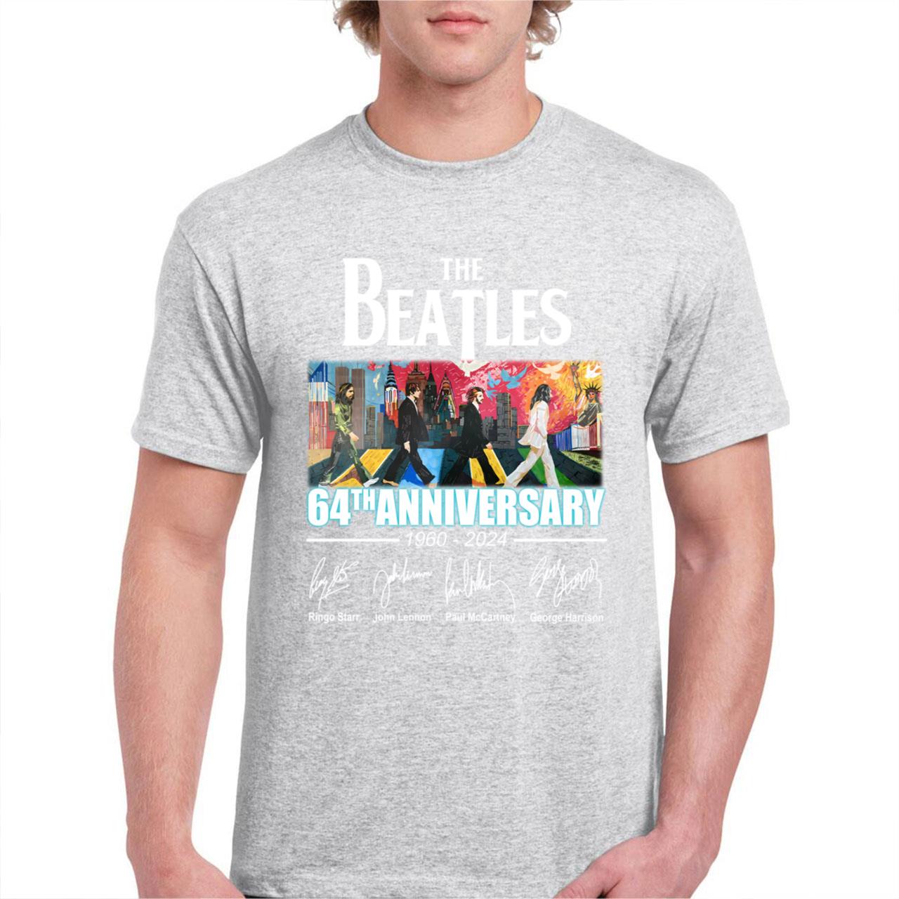 EverFind 64 Years The Beatles 1960-2024 Unisex Shirt, The Beatles ...