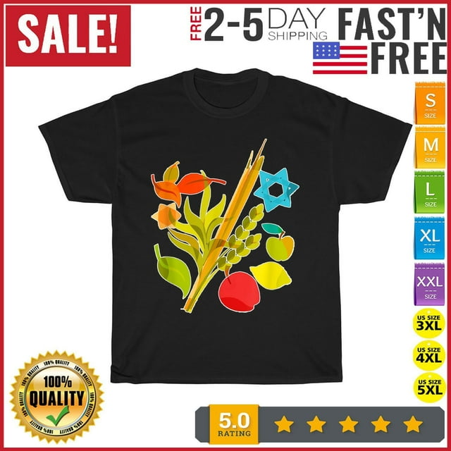 EverFind Feast of Tabernacles Jewish Holiday Vintage T Shirt Men Women