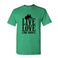 EverFind LIVE LOVE LINE Dance - Uni Cotton T-Shirt Tee Shirt Christmas ...