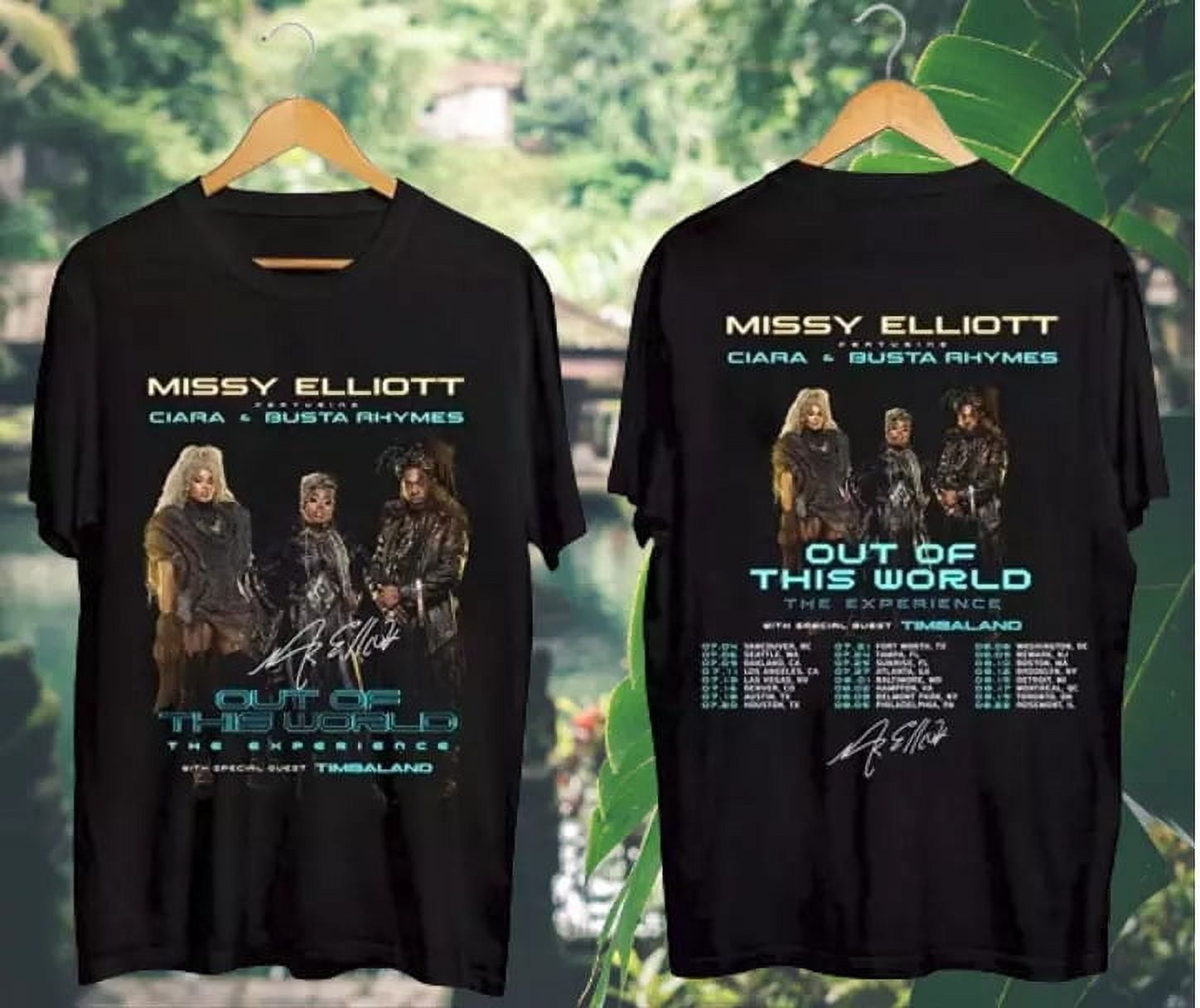 EverFind Missy Eliott Out of This World 2024 Tour Signature TShirt