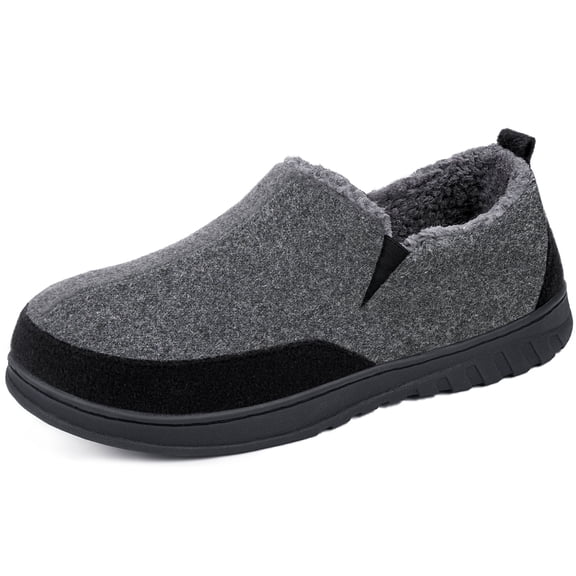 EverFoams Men's Memory Foam Slippers Warm House Shoes