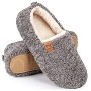 EverFoams Women's Shearling Memory Foam Full Slippers