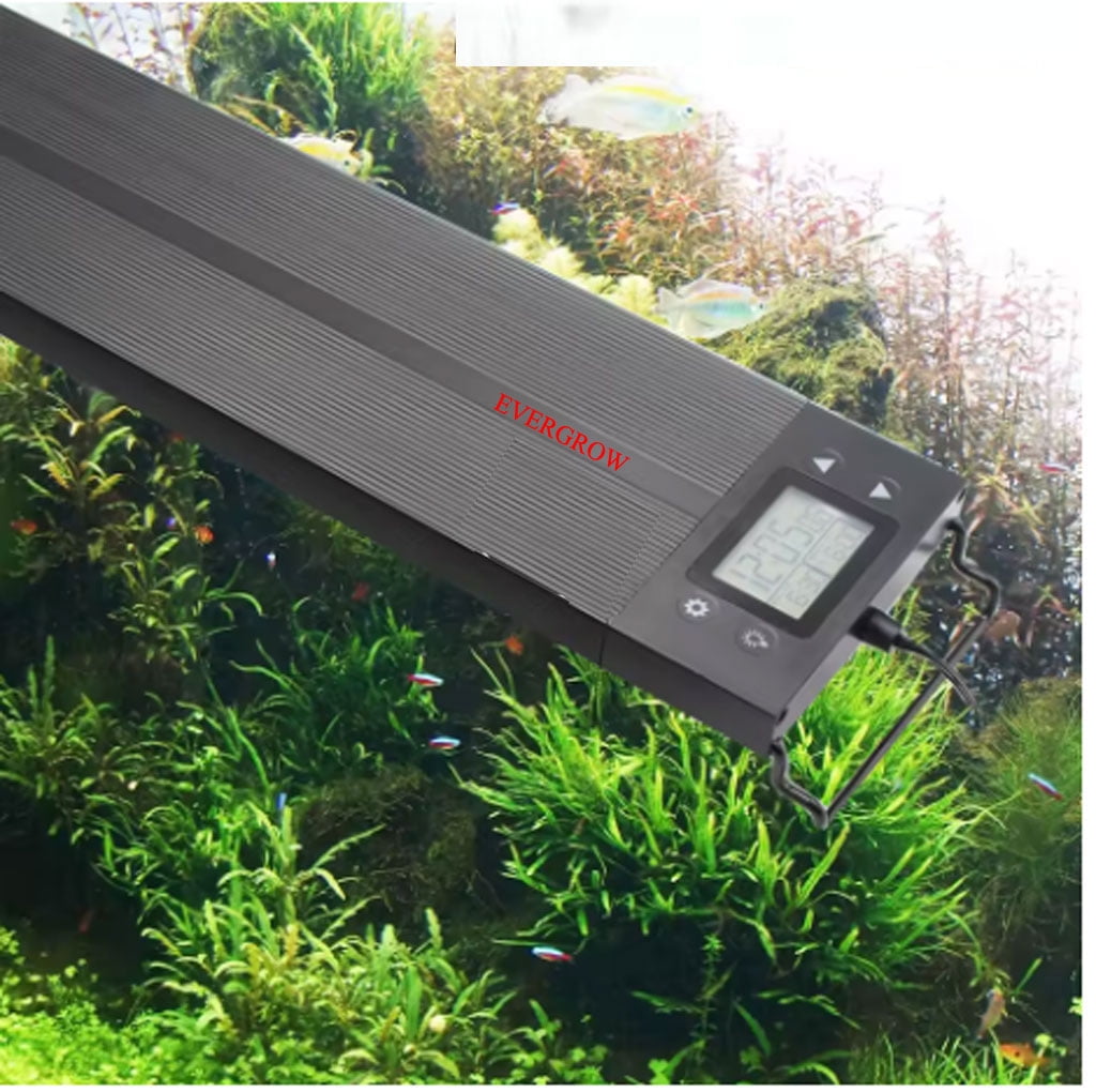 EverGrow 30"-36" WATER Fish Tank Light Aquarium Light with build in Timer, Sunrise Sunset, 10 Dimmable Brightness, Sunrise/Sunset Simulation Planted Light for 10/20/30/55 Gallon Freshwater Fish Tank