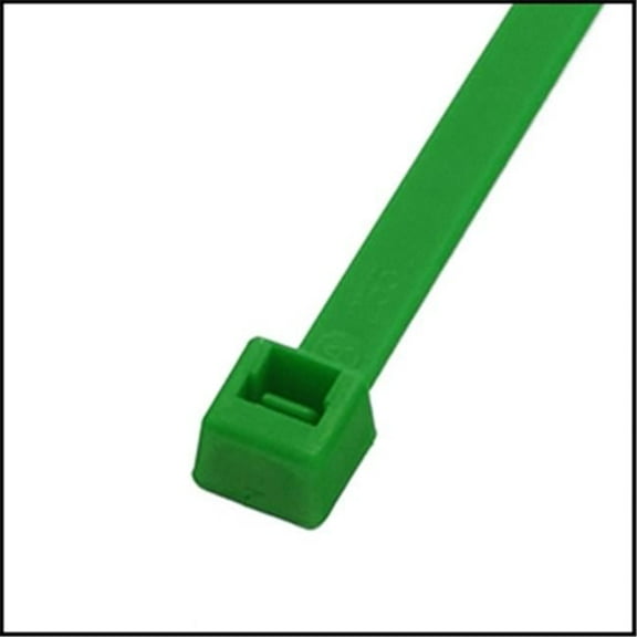 EverMark  11 in. Green Cable Tie - 50 lbs - Pack of 100