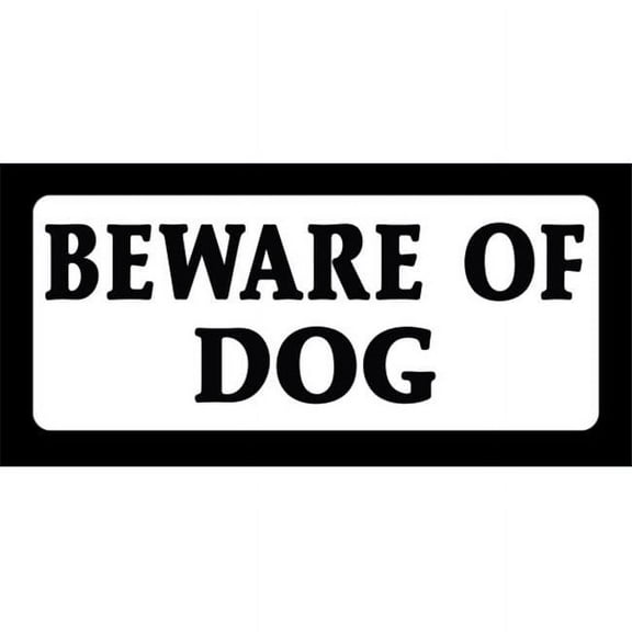 EverMark Beware Of Dog Clip-On Sign