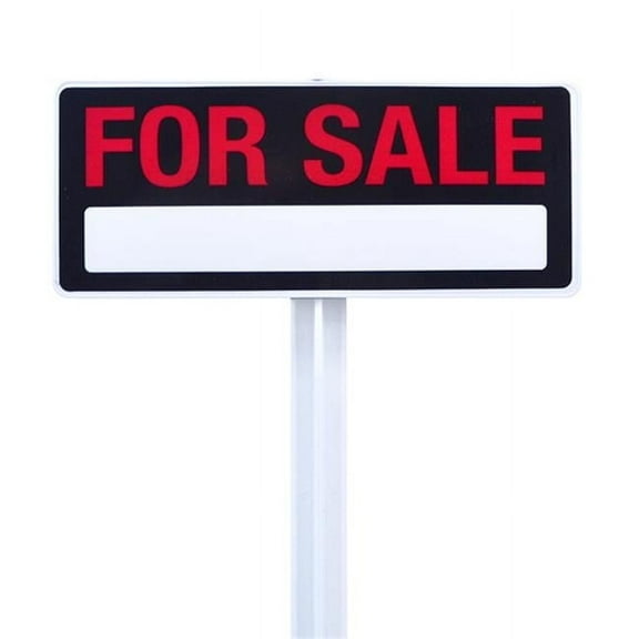 EverMark For Sale Sign with Black Stake Kit
