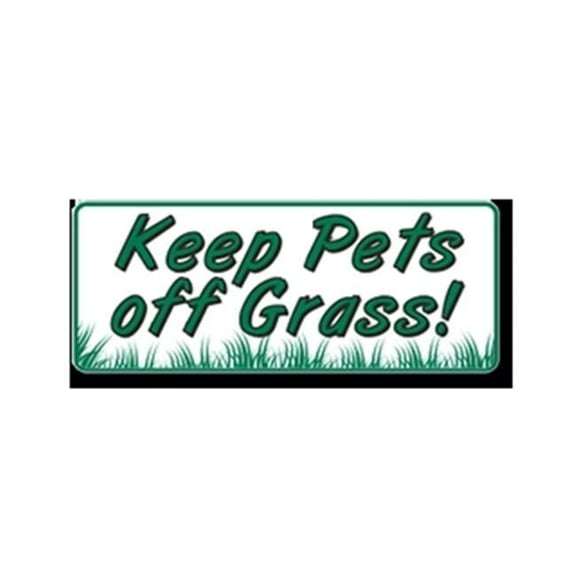 EverMark Keep Pets Off Grass Clip-On Sign