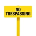 thumbnail image 1 of EverMark SSKT14-05 No Trespassing Sign with Yellow Stake Kit, 1 of 1