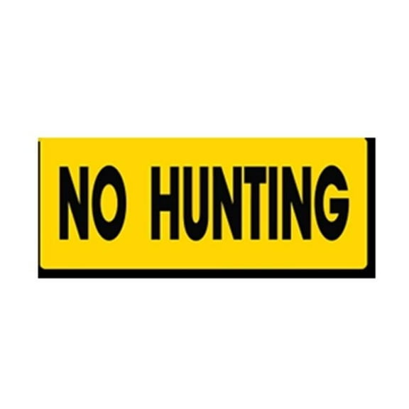 EverMark YHM001-01 No Hunting Clip-On Sign