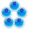 thumbnail image 1 of EverOne Round Reusable Gel Ice/Hot Pack with Cloth Backing - 5 Pack, 1 of 5