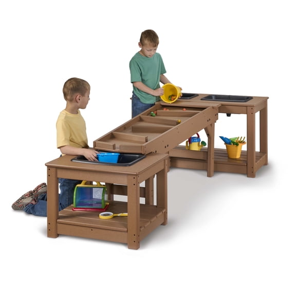 EverPlay Deluxe Outdoor Waterfall Sensory Table Set
