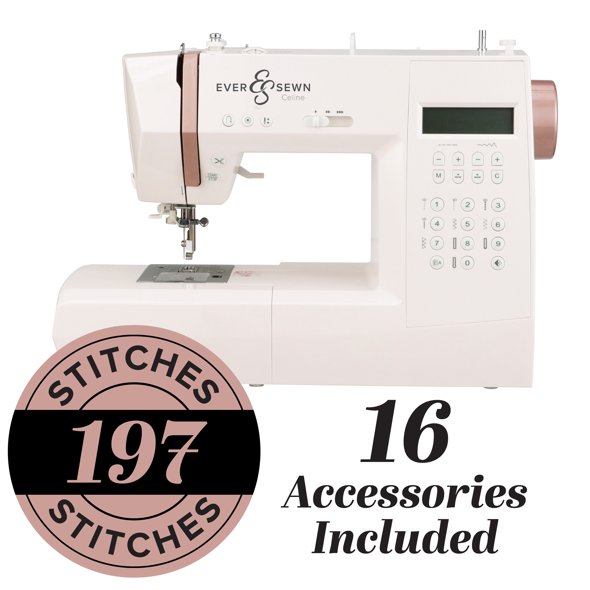 Janome C30 Computerized Sewing Machine with 30 Stitches, Including