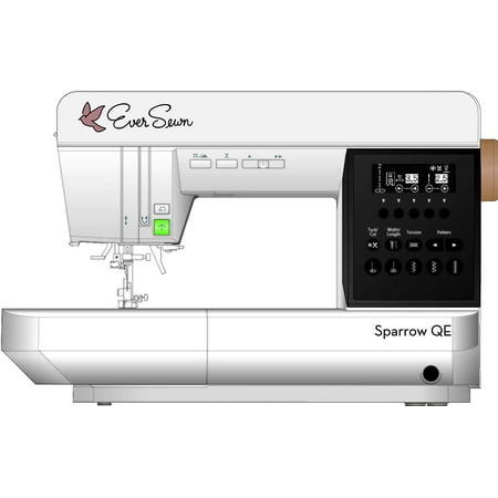 EverSewn Sparrow QE - Professional Sewing and Quilting Machine, White