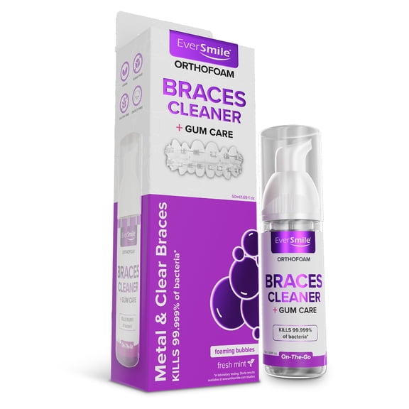 EverSmile OrthoFoam Braces Cleaning Foam - 1 Pack